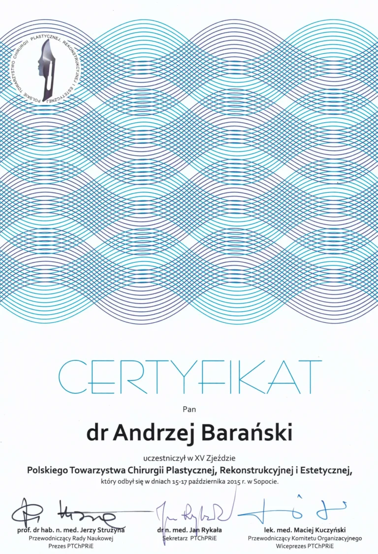 certyfikat klinika baranscy — W tym jednym miejscu można znaleźć