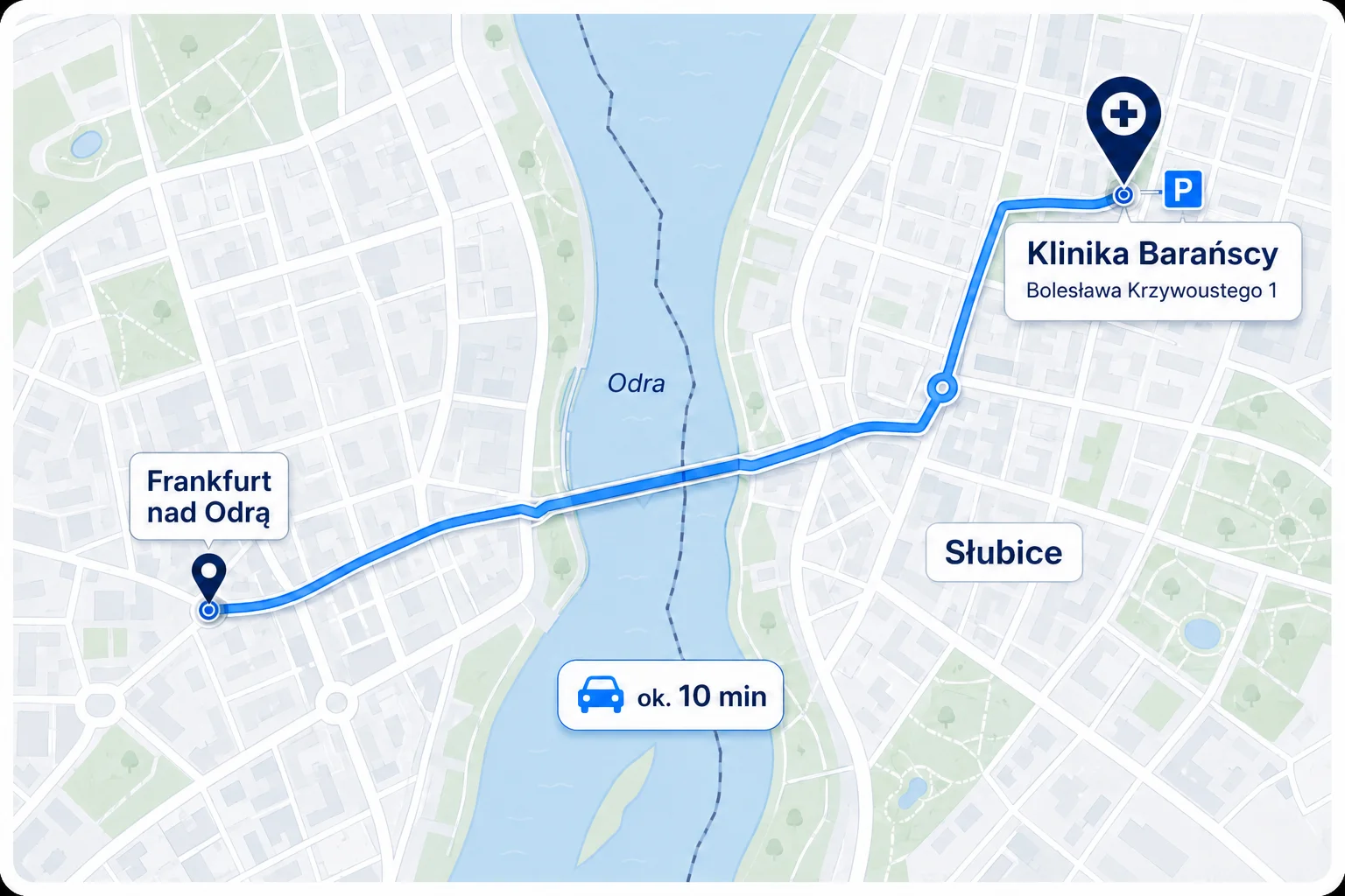 Pacjenci z Niemiec — Autobus transgraniczny